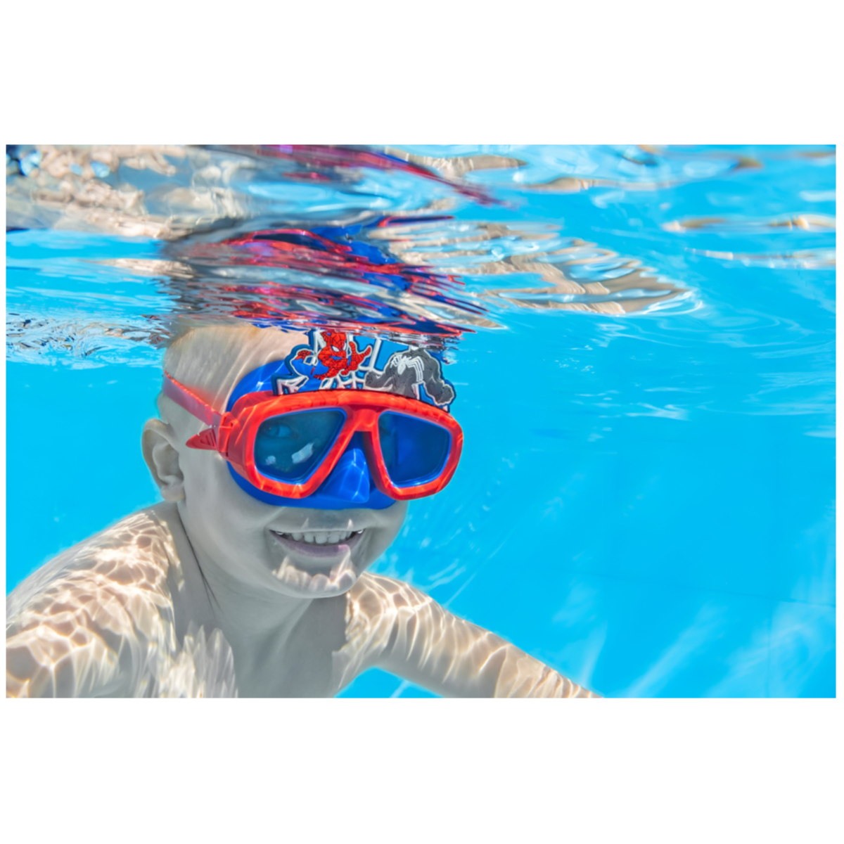 Bestway Marvel SpiderMan Play Swimming Mask For Kids- Goggles (POLT65)