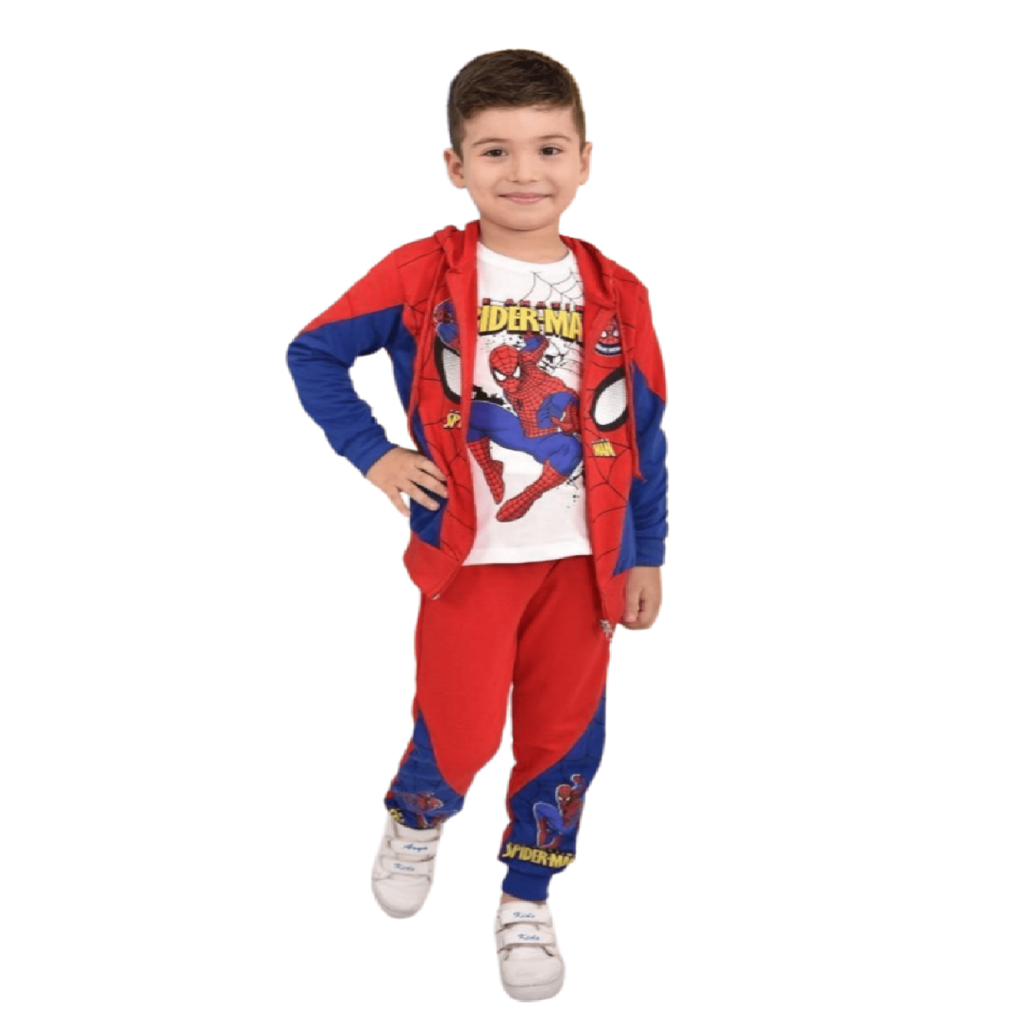 Boys Spiderman Costume Red Age 7-8 Years