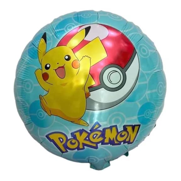 Pokemon Rounded Helium Balloon