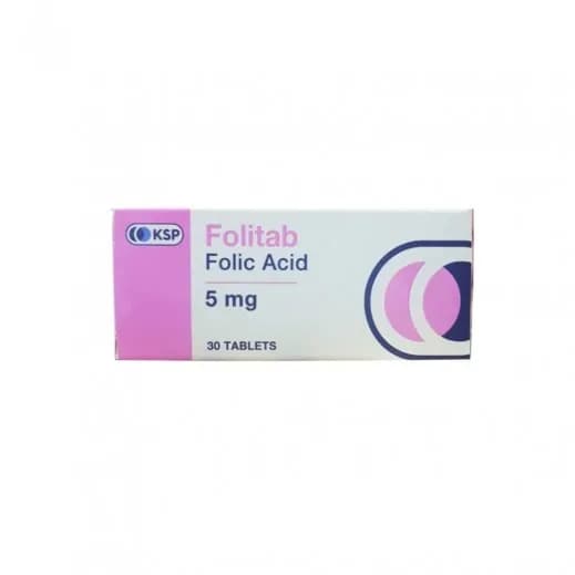 Folitab 5 mg tablet 30 s