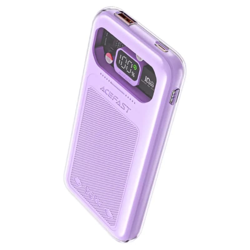 Power Bank 30W 10000mAh Acefast M1-pink