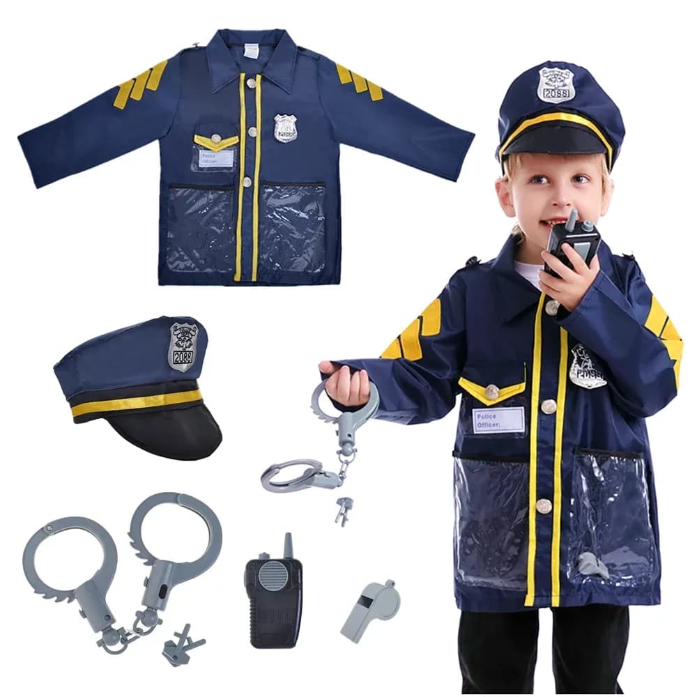 Kids Police Officer Costume