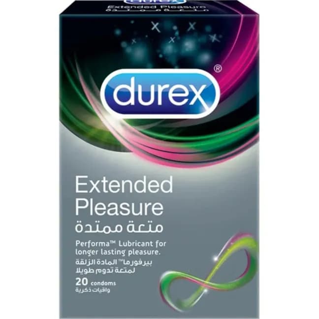 DUREX EXTENDED PLEASURE CONDOM 20S