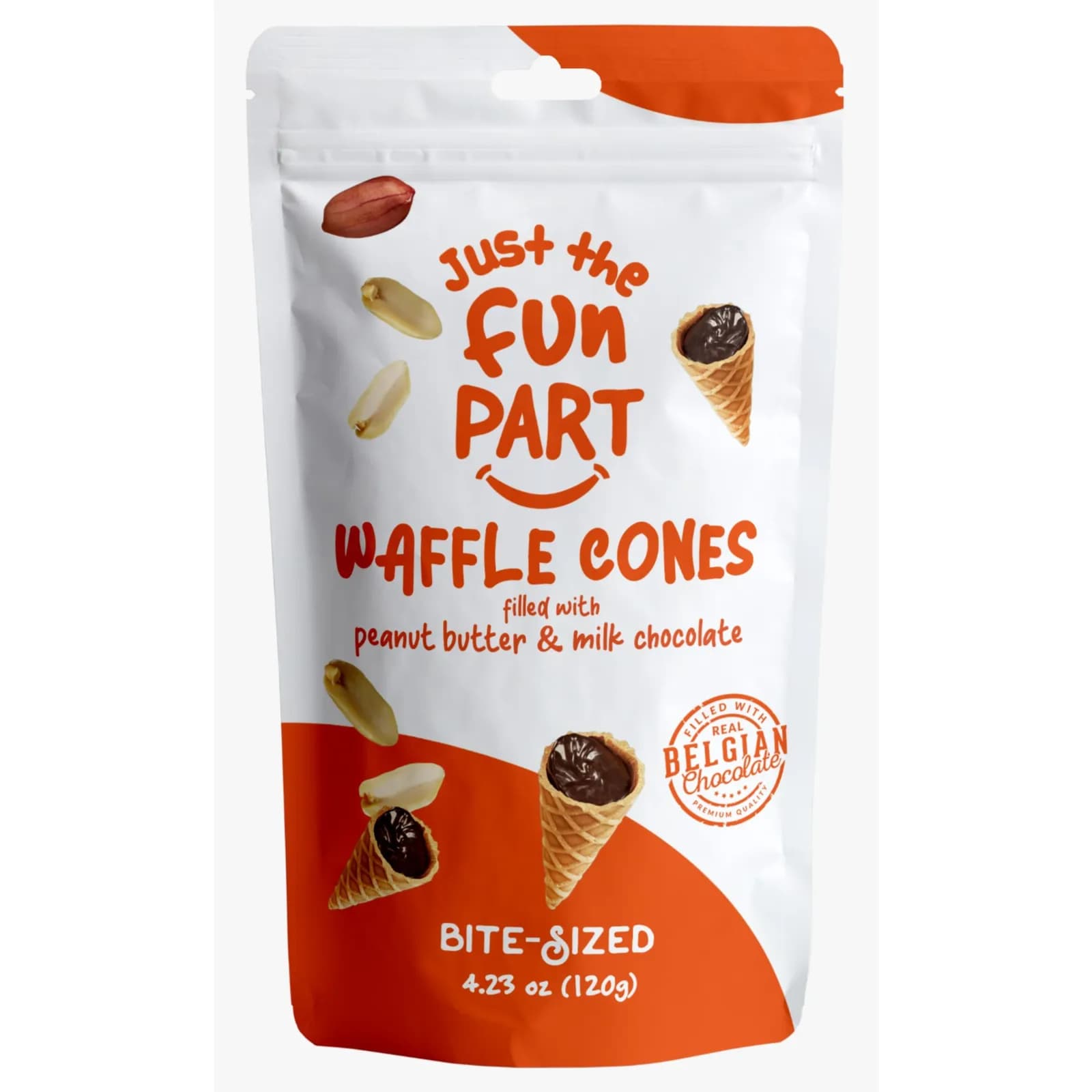 Waffle Cones - Chocolate And Peanut Butter