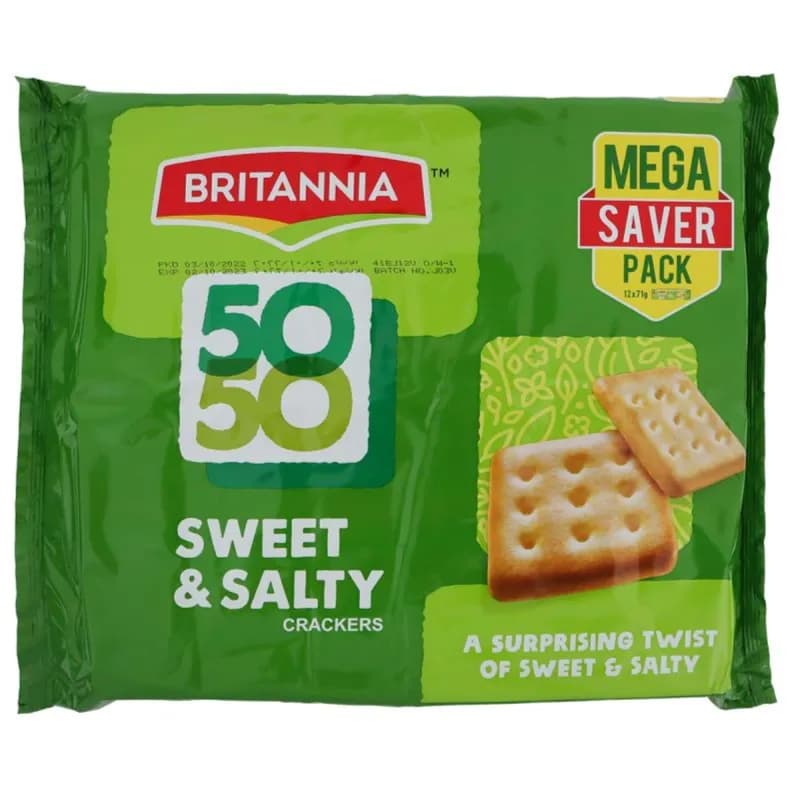 Britannia 50-50 Vallue Pack 6x71gm