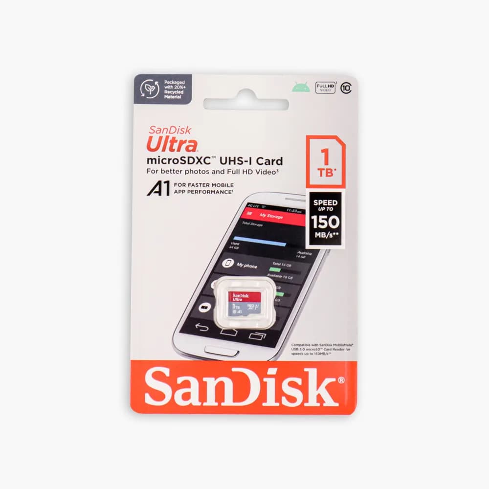 SanDisk Ultra 1TB micro SDHC Class 10 150MB/s