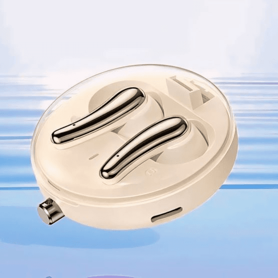 Pavareal-TWS Pocket Watch Bluetooth Headphone (Warm White)