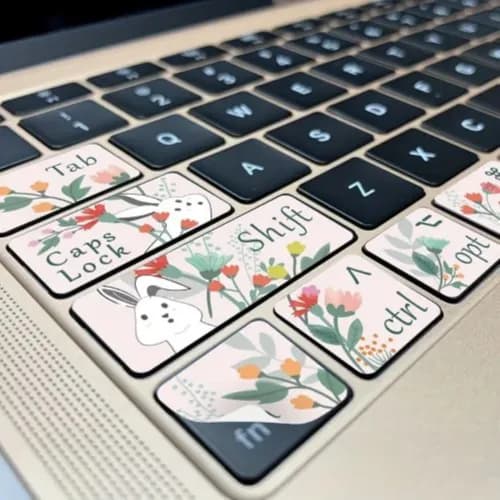 Laptop Partial Keyboard Skin Stickers