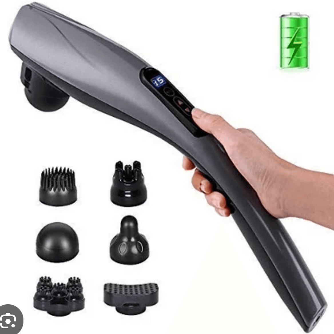 Jy-2024a Massager With 6 Heads & 10 Adjustable Speeds