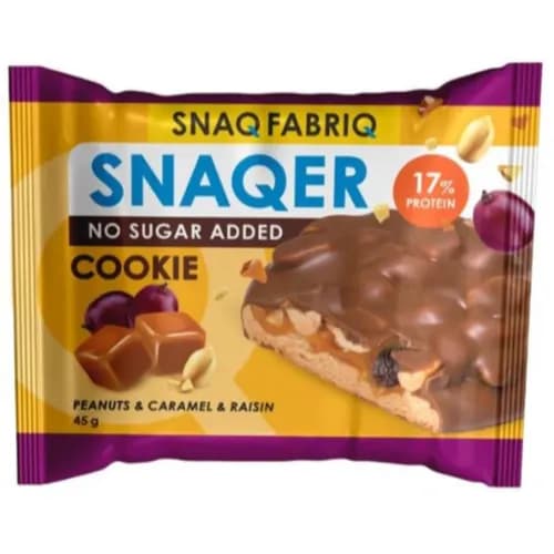 Snaqfabriq Snaqer Peanuts, Caramel &raisin