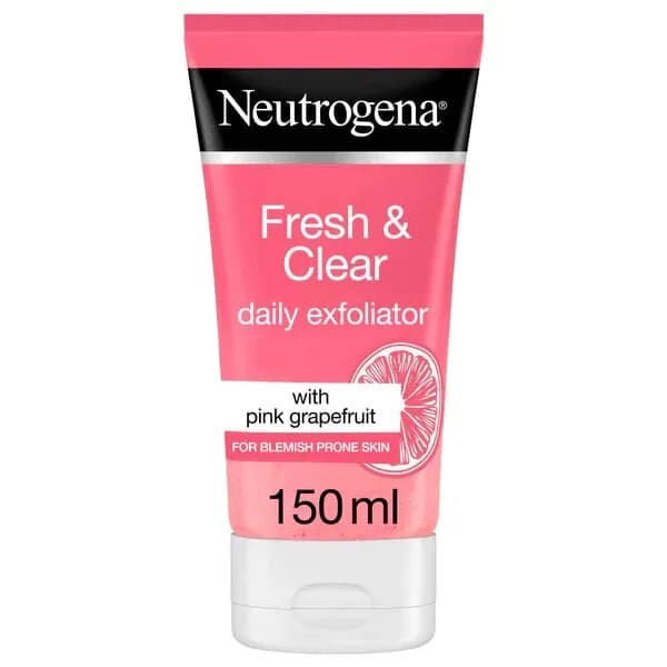 Neutrogena - Fresh & Clear Daily Exfoliator, Pink Grapefruit 150ml