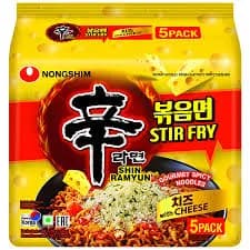 Nongshim Shin Ramyun Cheese Spicy 120gmx5