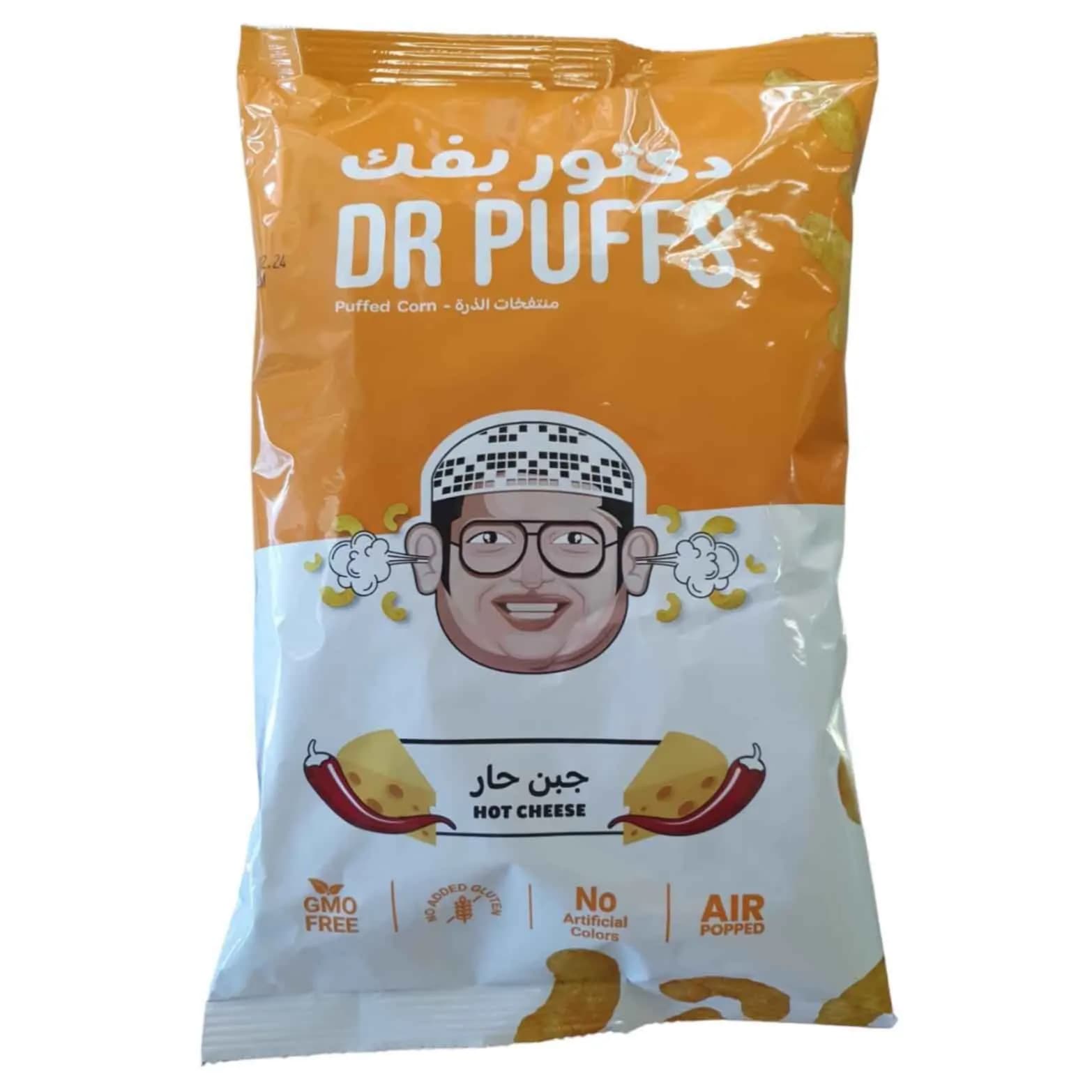 Dr Puff Hot Chees Flvr 70 Gm