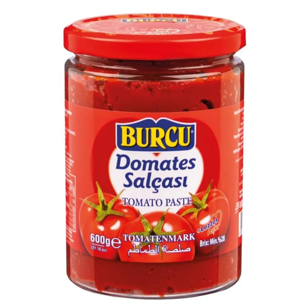 Tomato Paste In Glass Jar 600 Gr