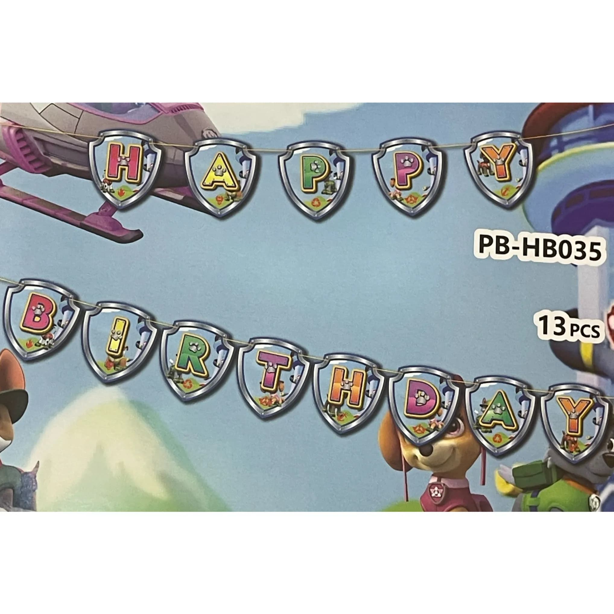 Paw Patrol Birthday Banner