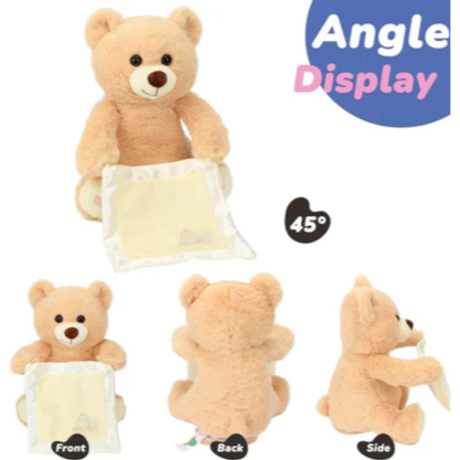 Peek A Boo Bear with Blanket Interactive Plush Teddy