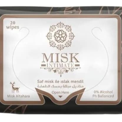 MISK INTIMATE WIPES 20'S (EBN)