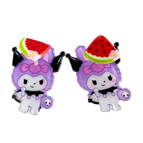 Hellokitty Hair Clips - 09 (2 Pieces)