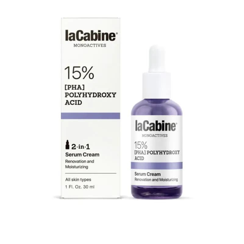 LACABINE MONOACTIVES 15% POLYHYDROXY ACID 2 IN 1 SERUM CREAM 30ML