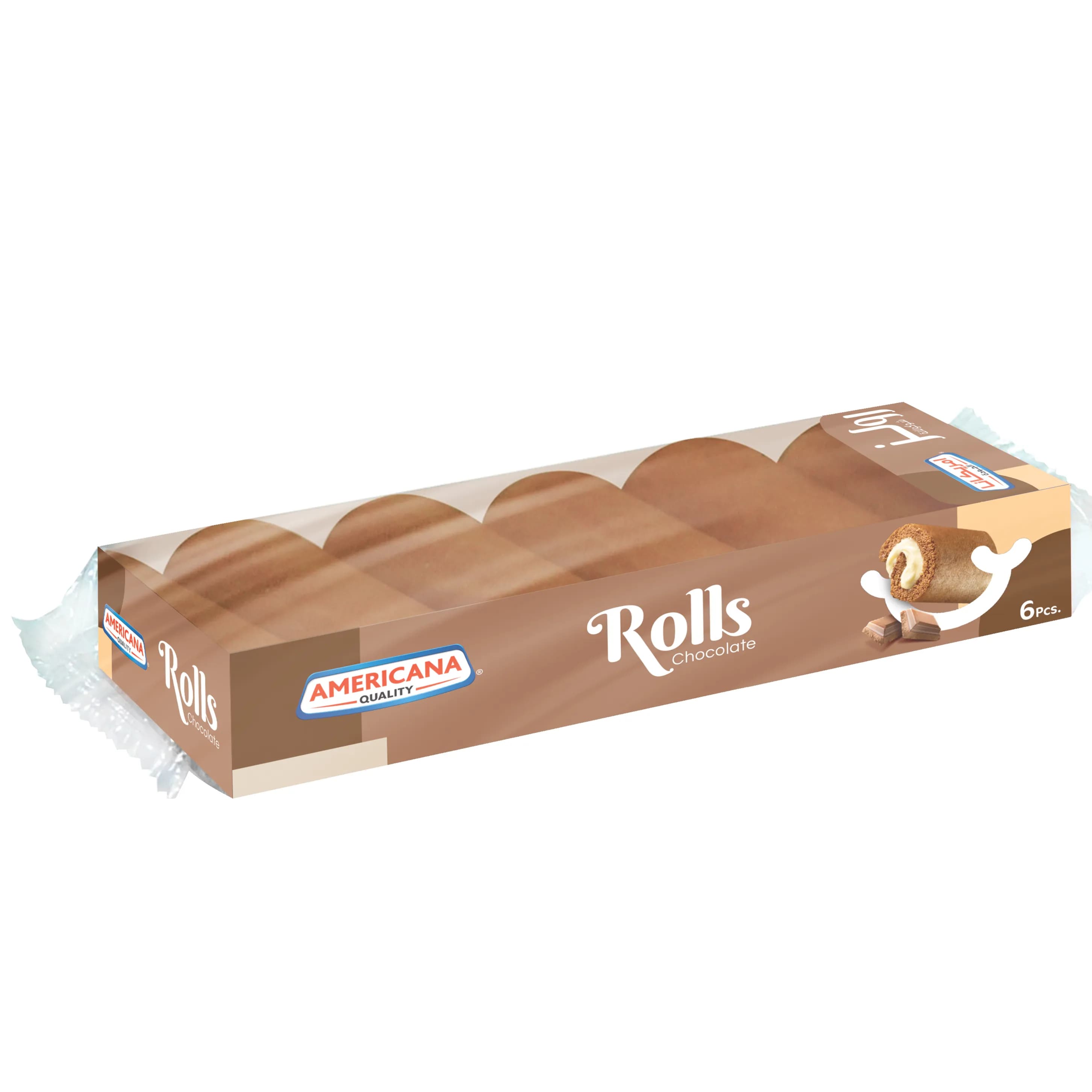 Americana Chocolate Cake Rolls 6Pcs 120G