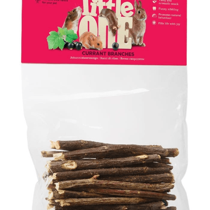 Little One Currant Branches. Natural Treat For All Small Mammals, 50 G