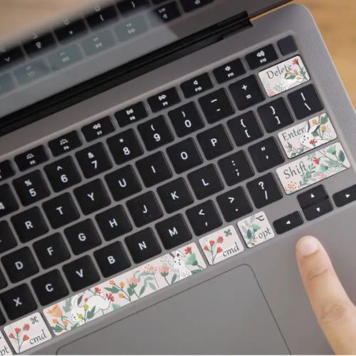 Laptop Partial Keyboard Skin Stickers