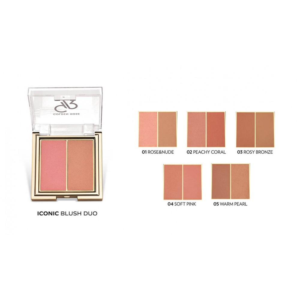 golden rose iconic blush duo 04 SOFT PINK