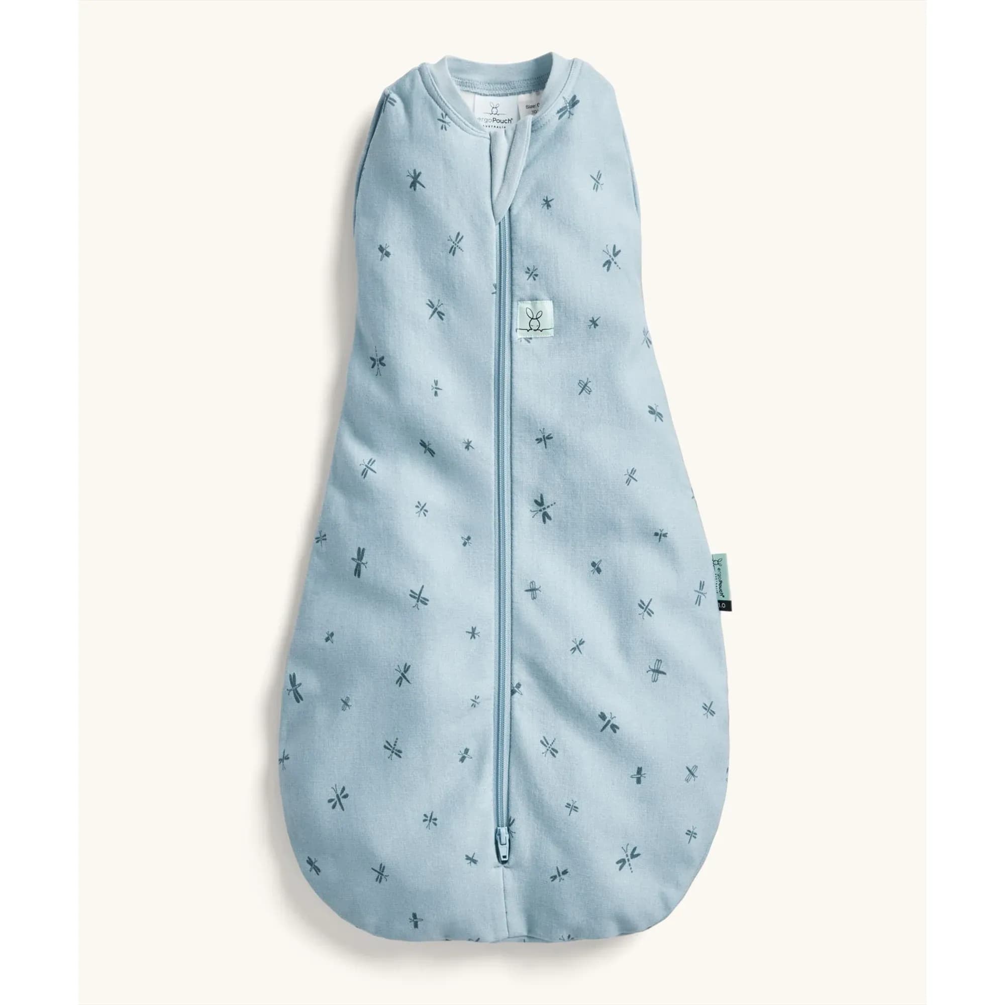 ErgoPouch Cocoon Swaddle Sack 1.0 TOG, Dragonflies, 0-3 Months