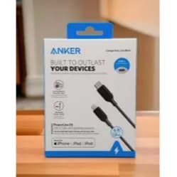 Anker Powerline III Cable Built To Outlast Your Devices - USB-C To Lightning, Black