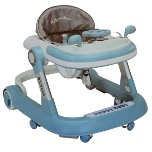 4 mode Baby Walker 6m+ (puzzle mode,table mode,toddle mode,walking aid mod) blue color