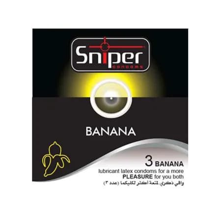 SNIPER CONDOM BANANA 3'S