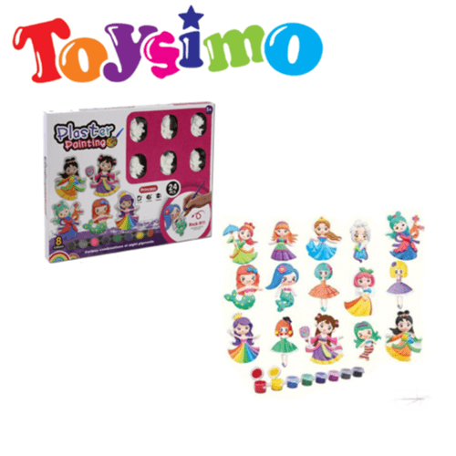 Plaster Paint Toys set