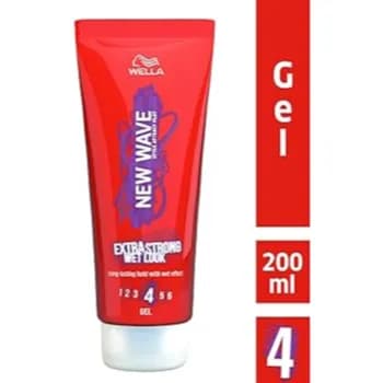 Wella New wave styling gel extra strong wet look long lasting hold 200ml