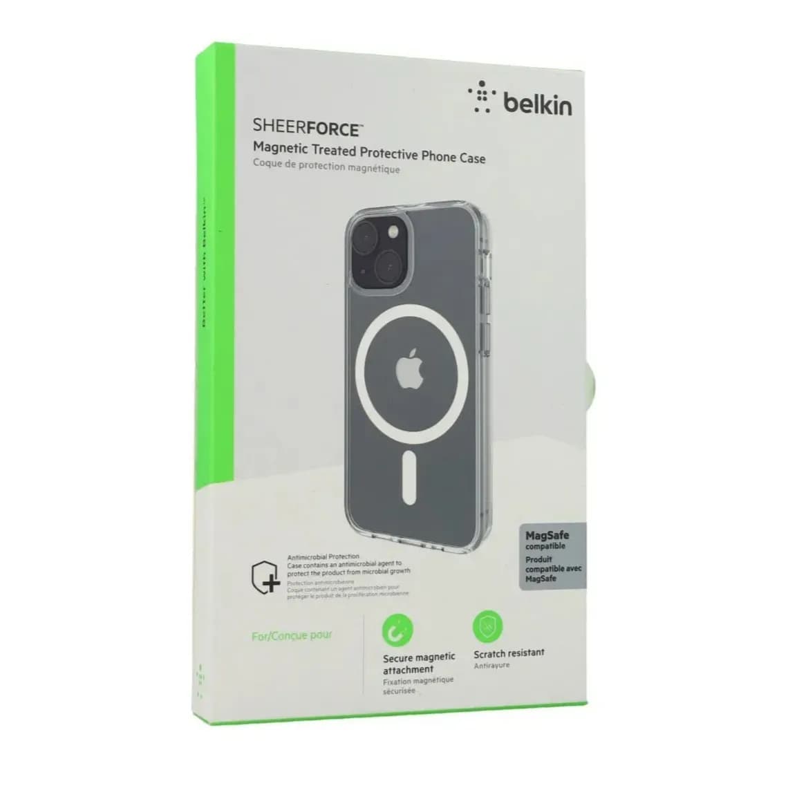 Belkin iphone 15 sheerforce magnetic Clear cover