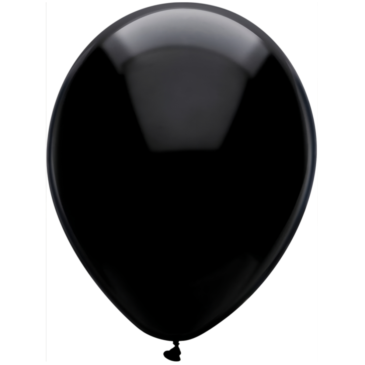 Party Decoration Latex Balloons-pack Of 100 Pieces-Black Color (BLQL76)