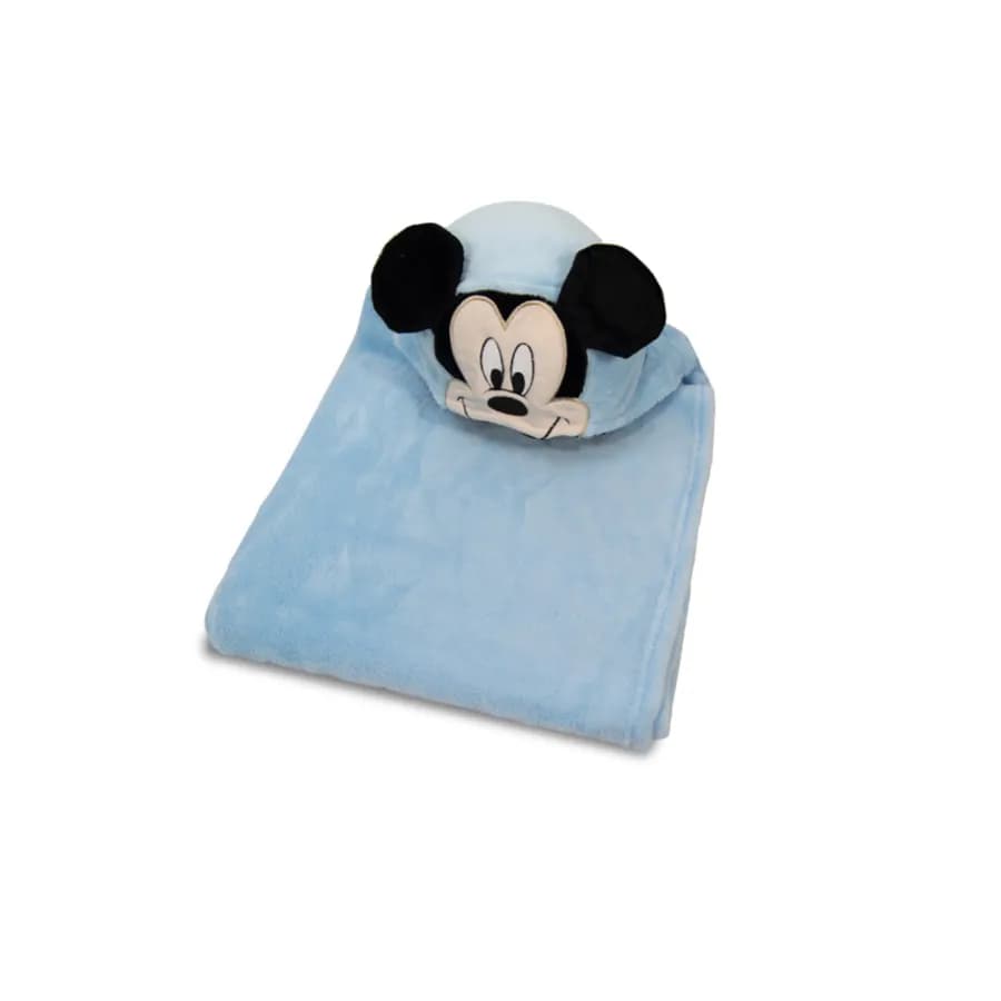 Mickey Coral Fleece Blanket Hood