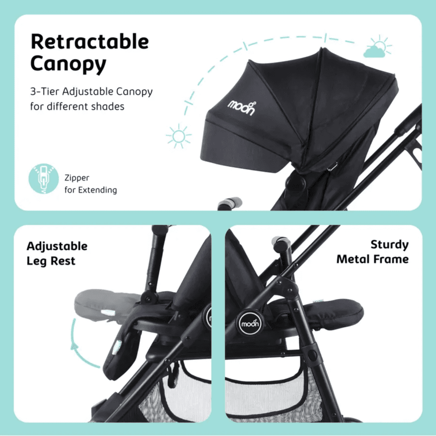 Moon 360 Stroller (Black)