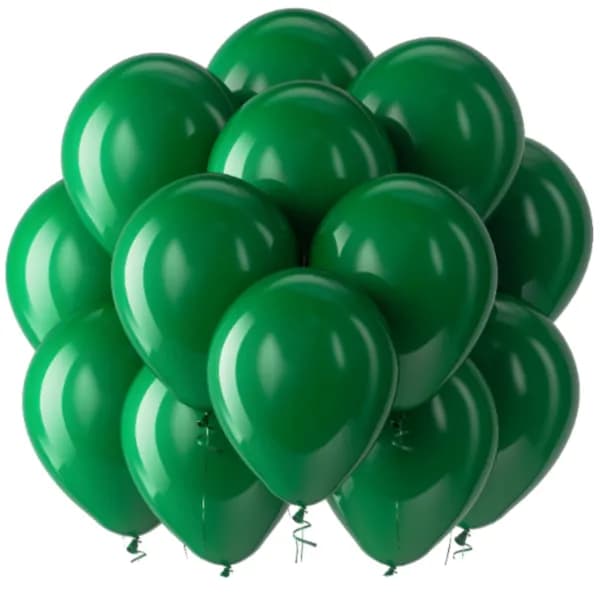 Party Decoration Latex Balloons-pack Of 100 Pieces- Green Color (BLQL69)