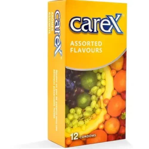 Carex Assorted Flavours 12 Condoms