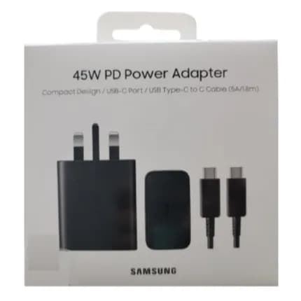 Samsung Fast Charger 45W with C Cable 1.8m Black