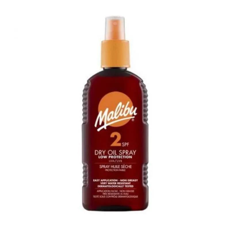 Malibu Dry Oil Spray with 2 SPF 200ml