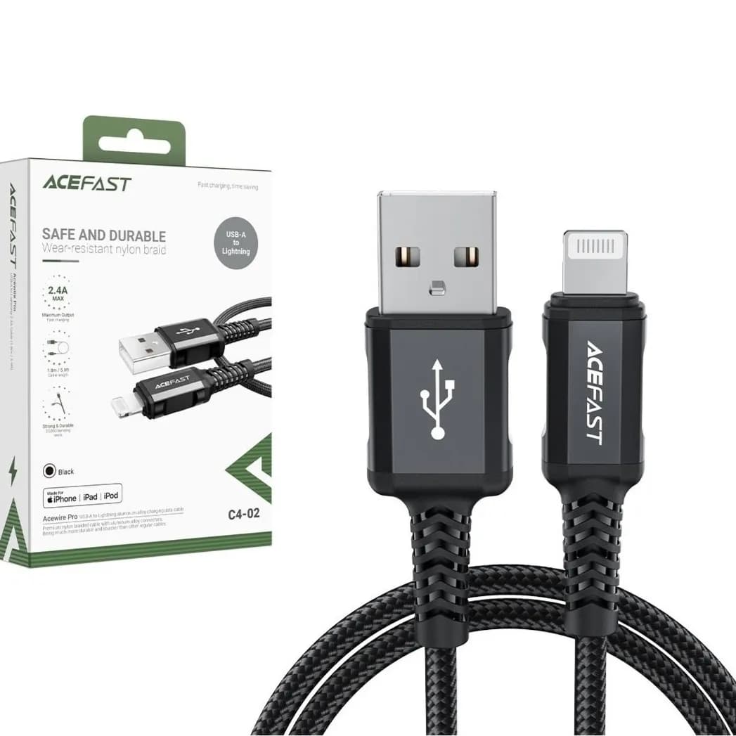 Usb To Lightning Cable 1.8M - Acefast C4-02