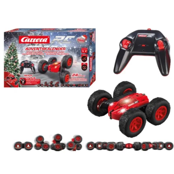 Carrera DIY Building Kit RC Turnator Xmas Calendar Remote Control Car Toy For Kids - RCFS71