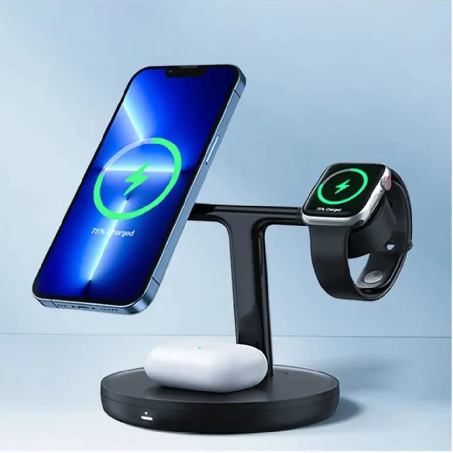 3-In-1 Wireless Charger - Swan Baseus