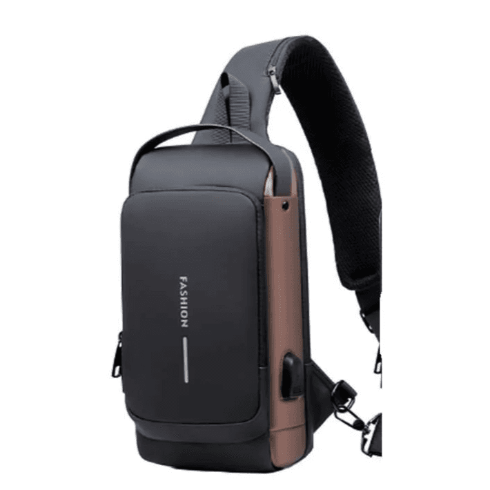 Single shoulder backpack USB & Combination lock “dt-52”