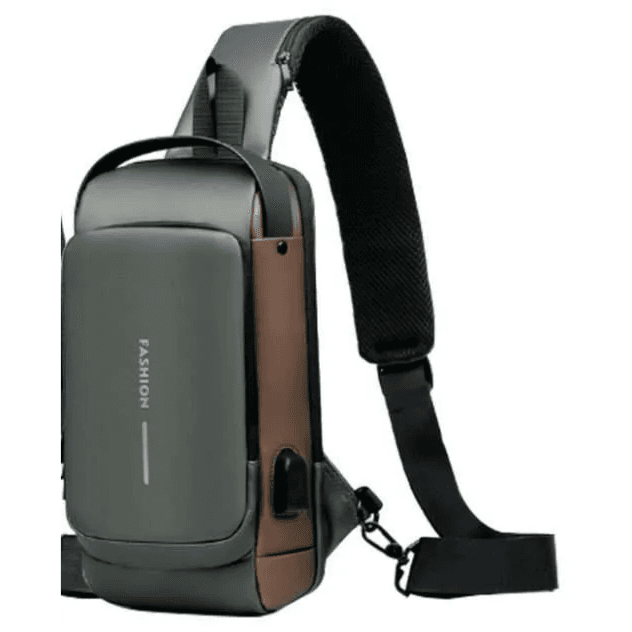 Single shoulder backpack USB & Combination lock “dt-52”