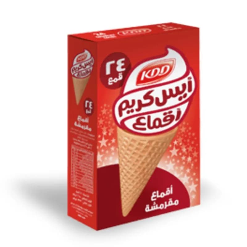 Kdd Ice Cream Cones 24 Per Pack