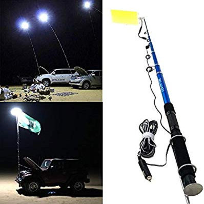 360° Light Multifunction Outdoor Led Fishing Rod Light 5M Camping Lantern Lamp With Ir Remote 3 Modes 800W