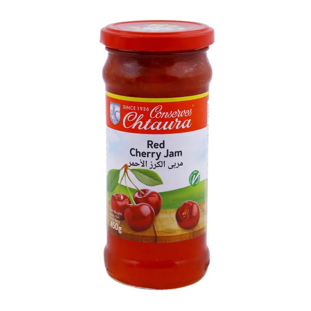 Conserves Chtaura Red Cherry Jam 450g