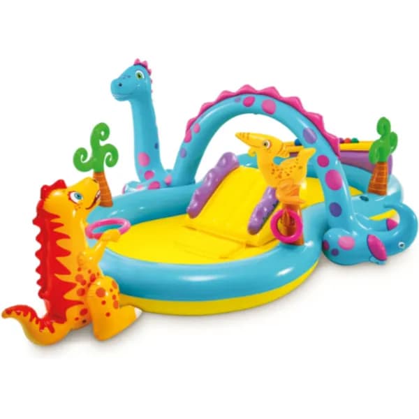 Intex Dino Land Slide And Play Center Pool For Kids (POIX96)